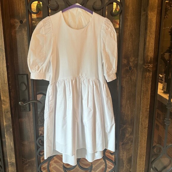 English Factory Cream Puff Sleeve Mini Dress - Picture 1 of 3